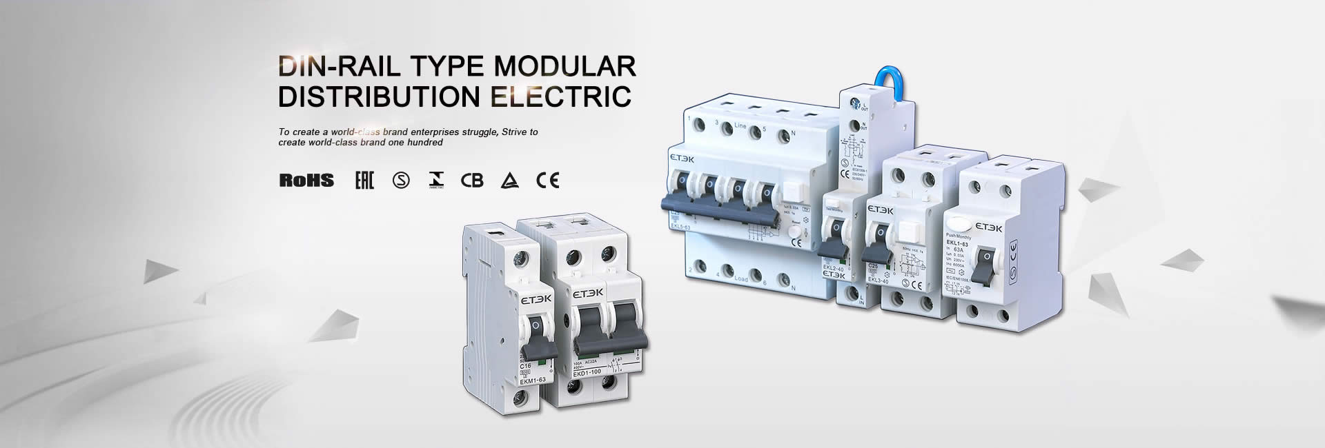 Din-Rail Type Modular Distribution Electric